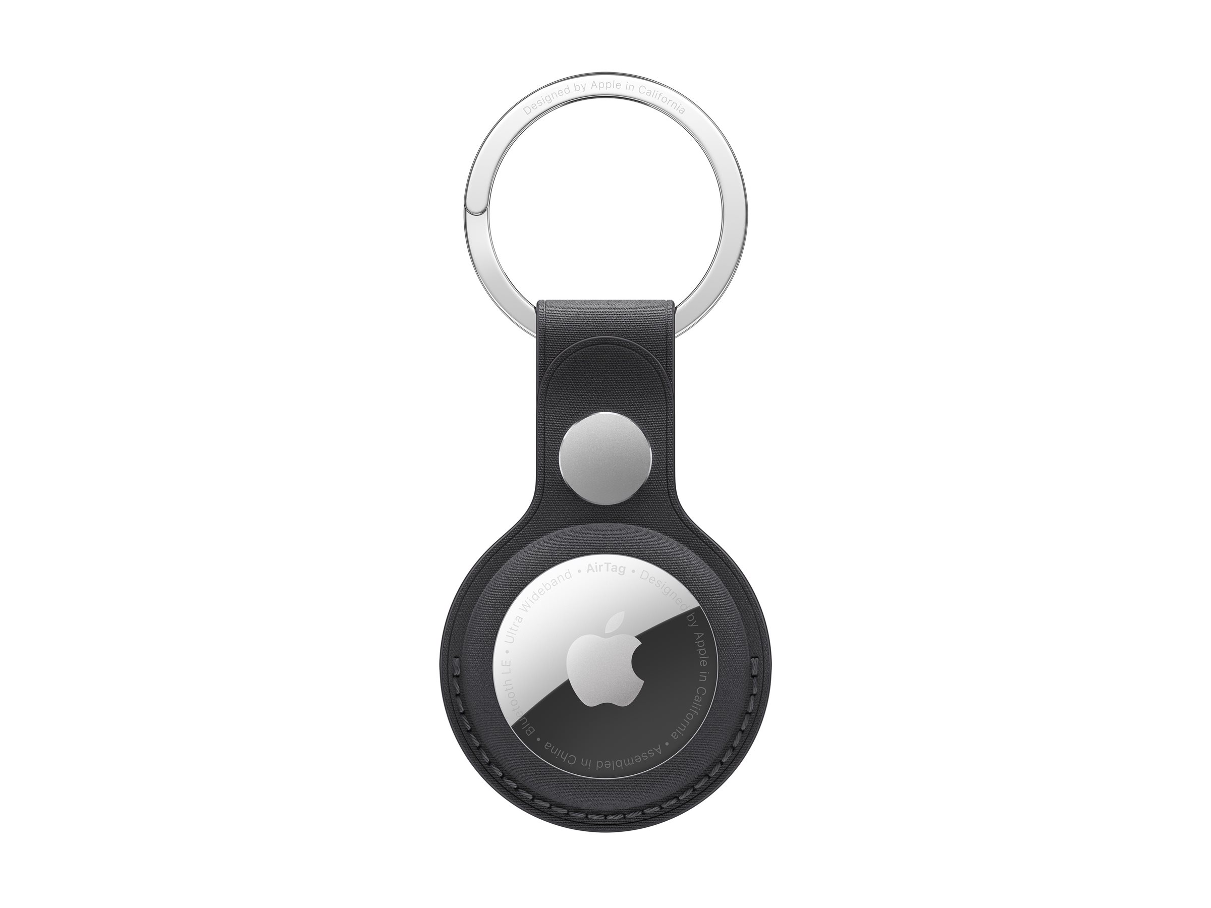 APPLE AirTag FineWoven Key Ring - Black