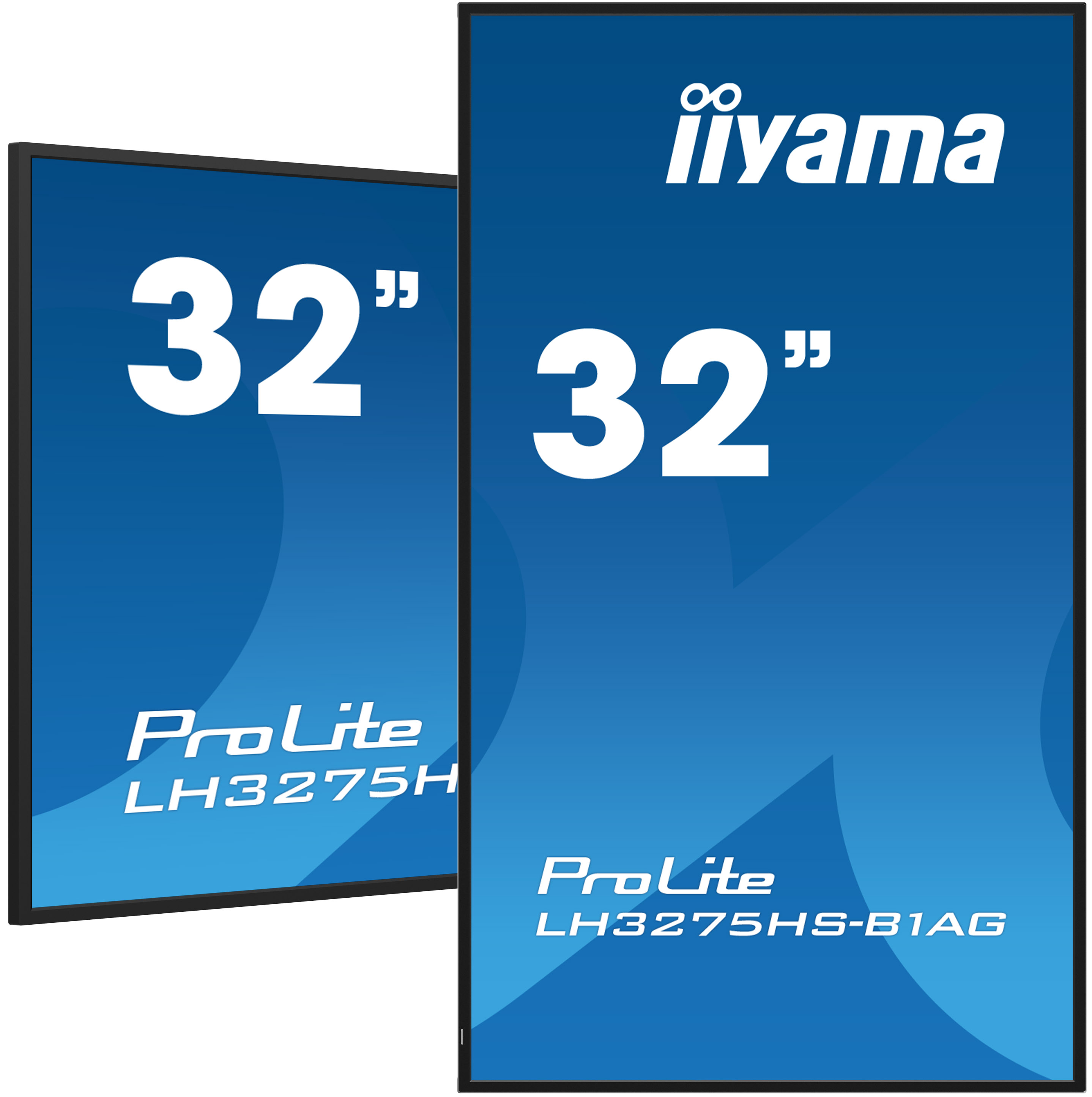 IIYAMA LH3275HSB1AG 81,28cm 32Zoll 1920x1080 FHD IPS panel 500cdm2 12001 Static Contrast 8ms Landscape or Portrait mode