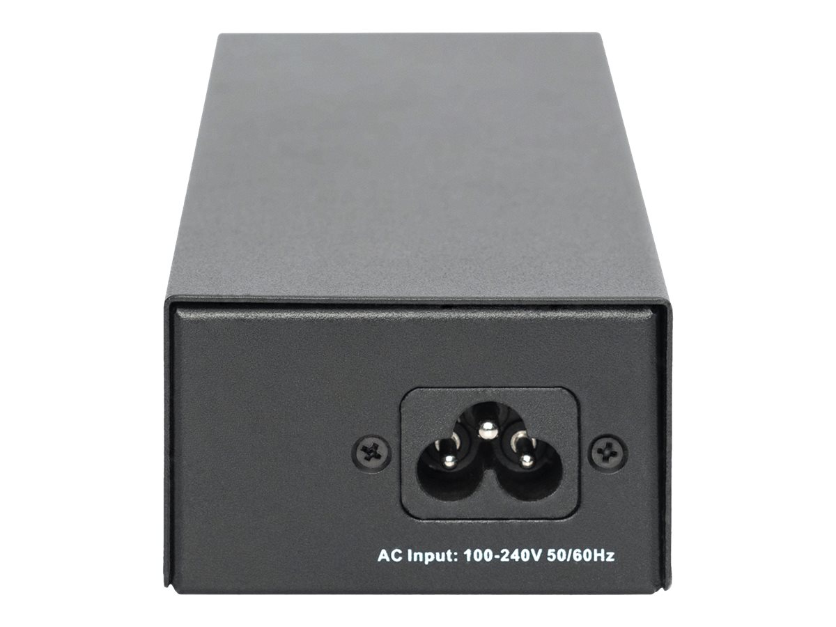 DIGITUS Gigabit Ethernet PoE Injektor, 8023bt 85W DN95109