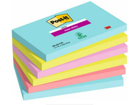 Postit Super Sticky Cosmic Haftnotizen extrastark farbsortiert, 6 Bloecke