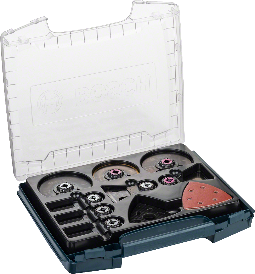 BOSCH iBOXX ProSet Innenausbau Schleif und SaegeblaetterSet 34teilig, 1 Set