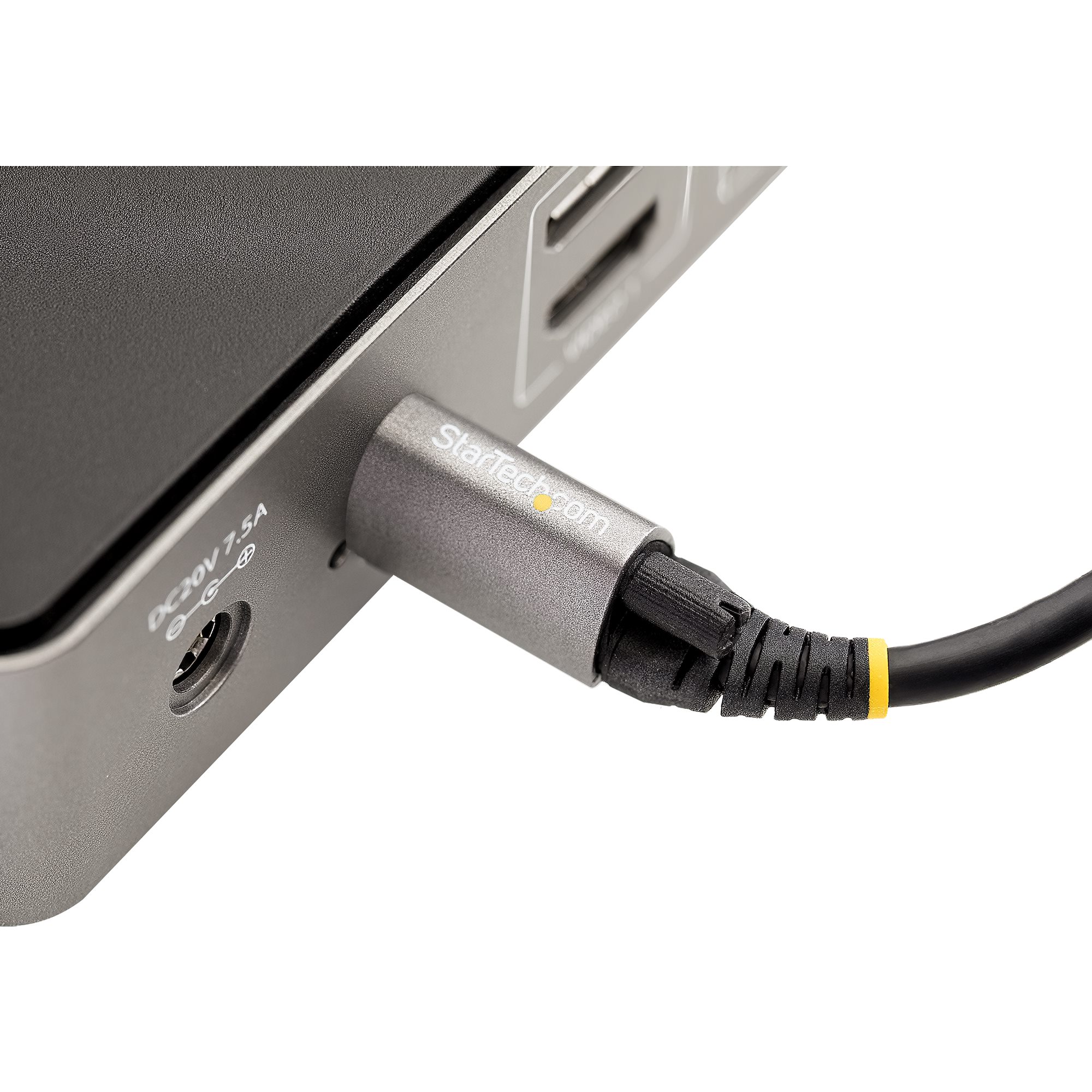 STARTECHCOM 1m USBC cable with top screw locking 10Gbits USB 3132 Gen 2 TypeC cable 100W 5A PD DPAltMode