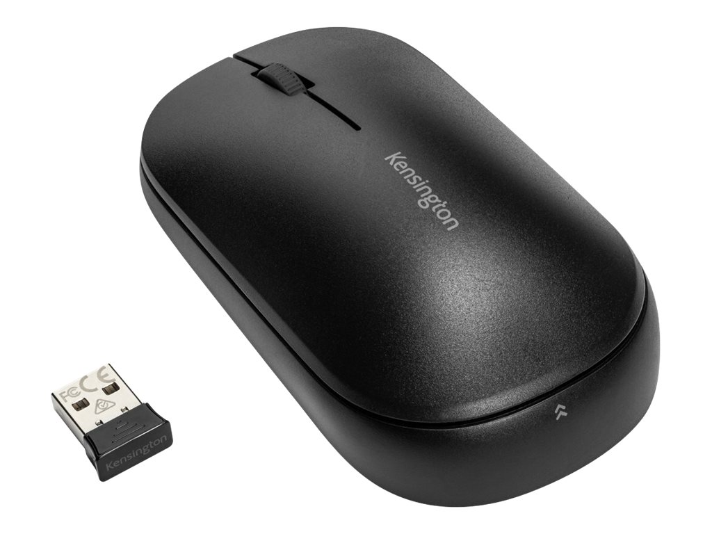 KENSINGTON SureTrack Wireless-Maus mit Bluetooth- und Nano-USB-Empfänger - Schwarz