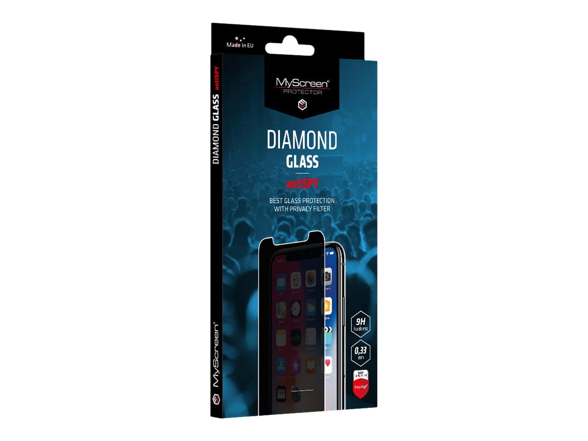 MYSCREEN antiSPY Glass iPhone 14 6.1 Schutz vor neugierigen Blicken 9H Kratzschutz optimierte Haftung einfache Install MYSCREEN antiSPY Glass iPhone 14 6.1 Schutz vor neugierigen Blicken 9H Kratzschutz optimierte Haftung einfache Install