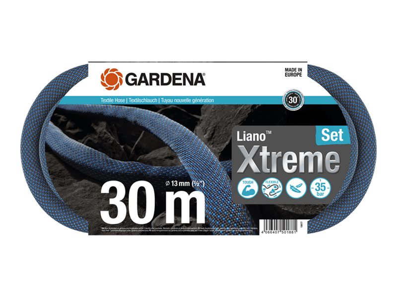 GARDENA Gartenschlauch-Set Lianoâ„¢ Xtreme Set 30,0 m GARDENA Gartenschlauch-Set Lianoâ„¢ Xtreme Set 30,0 m