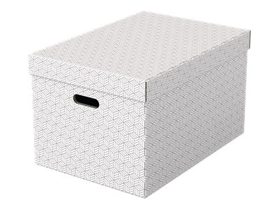 3 Esselte Home Aufbewahrungsboxen 50,0 l weiss 35,5 x 51,0 x 30,5 cm 3 Esselte Home Aufbewahrungsboxen 50,0 l weiss 35,5 x 51,0 x 30,5 cm