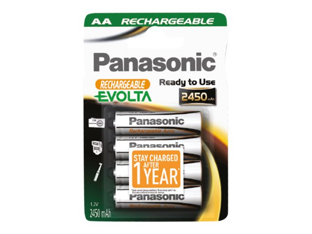 Panasonic Akku Mignon AA 2450mAh NiMH P6P 4er Blister Panasonic Akku Mignon AA 2450mAh NiMH P6P 4er Blister