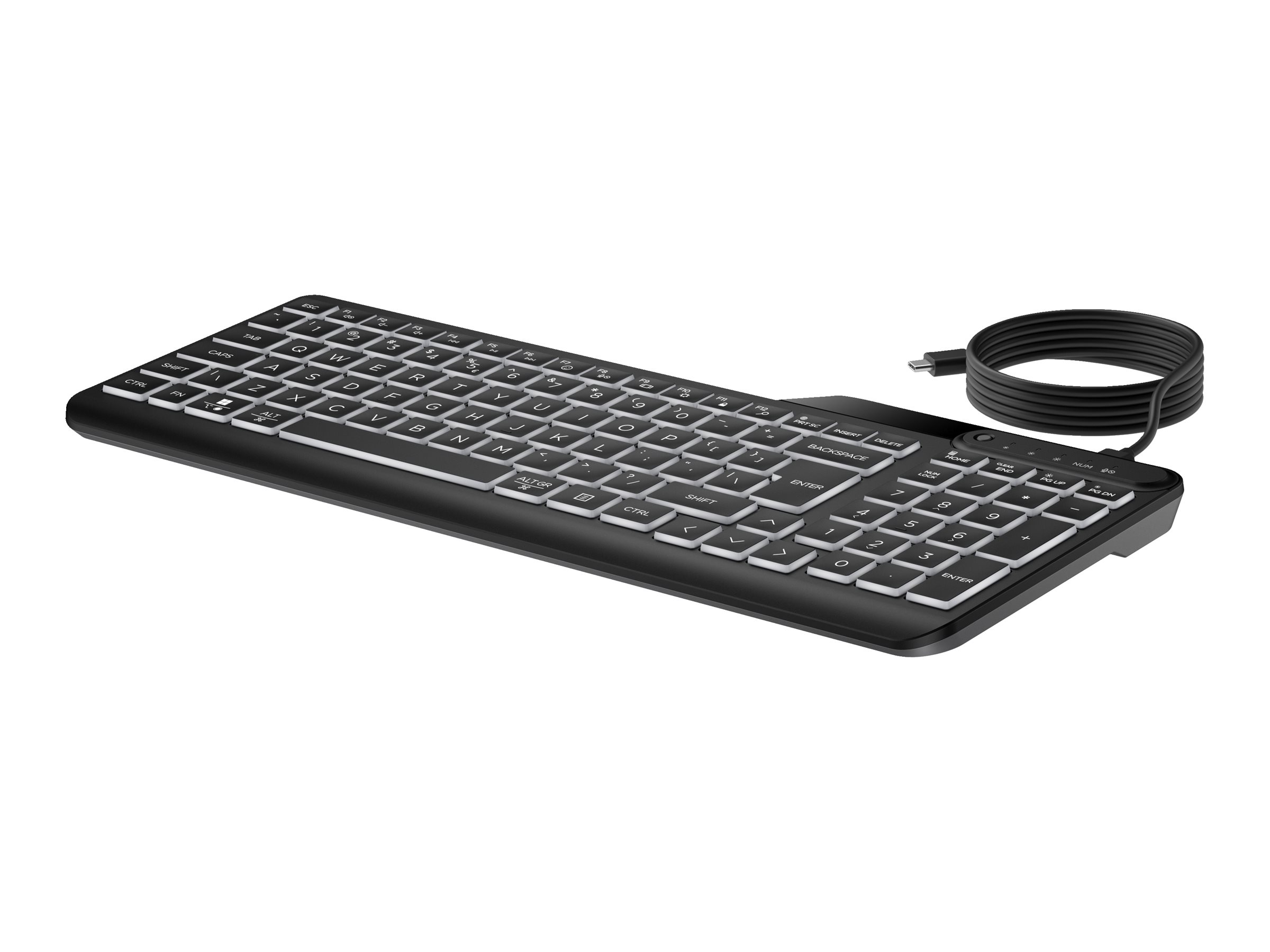 HP 400 Backlit Wired Keyboard (P)