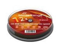 MediaRange CDRW 700 MB wiederbeschreibbar, 10 St