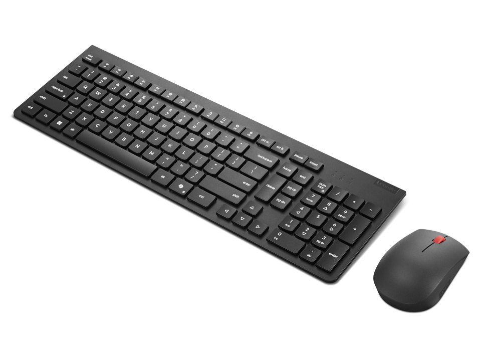 LENOVO Essential Wireless Combo Keyboard Mouse Gen2 BlackGerman