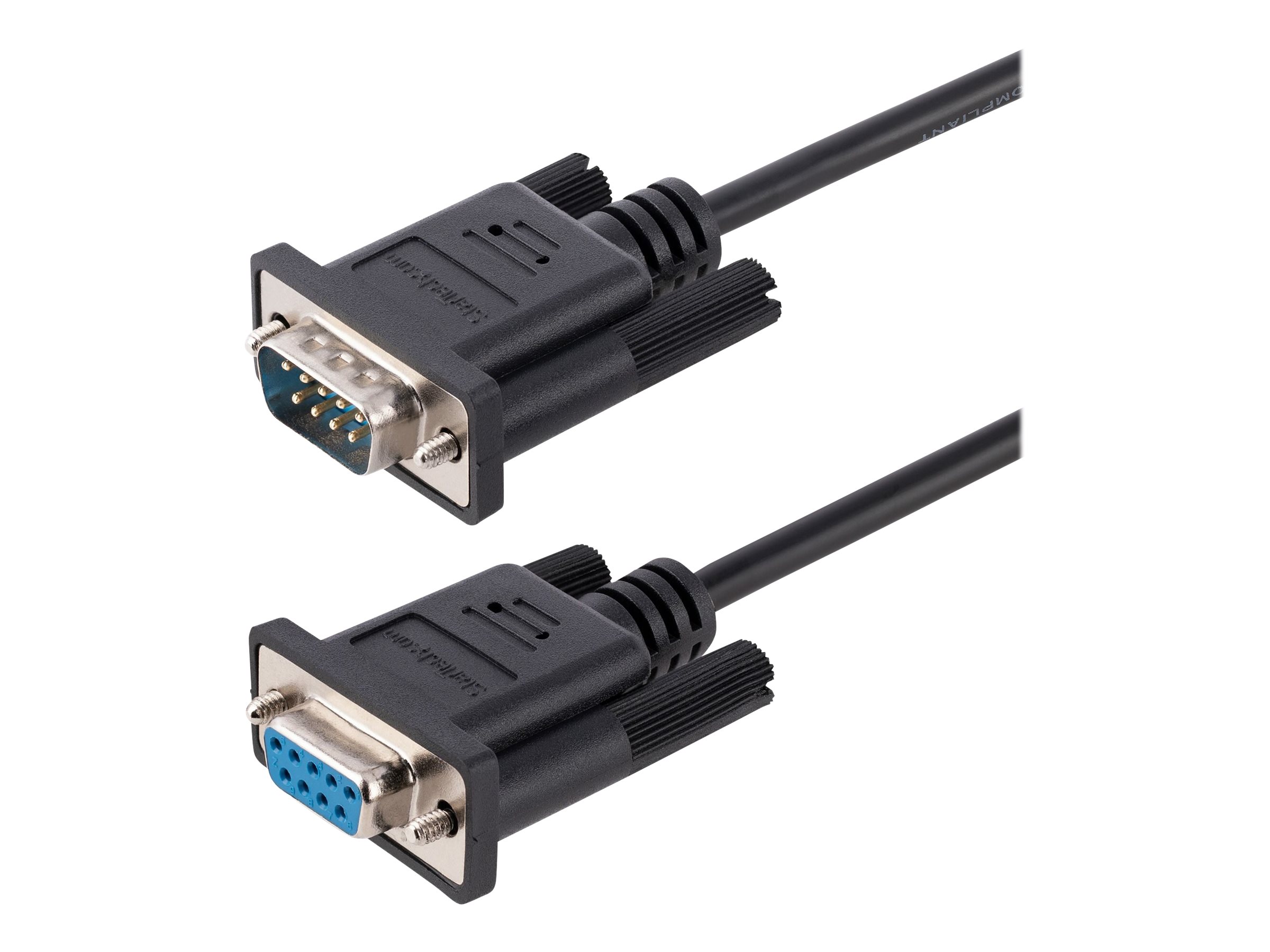 STARTECH.COM 3m RS232 Serial Null Modem Cable Crossover Serial Cable w Al-Mylar Shielding DB9 Serial COM Port Cable Female to Male STARTECH.COM 3m RS232 Serial Null Modem Cable Crossover Serial Cable w Al-Mylar Shielding DB9 Serial COM Port Cable Female to Male