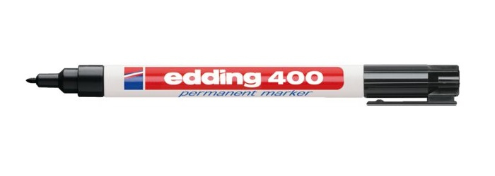 edding 400 Permanentmarker schwarz 1,0 mm, 10 St.