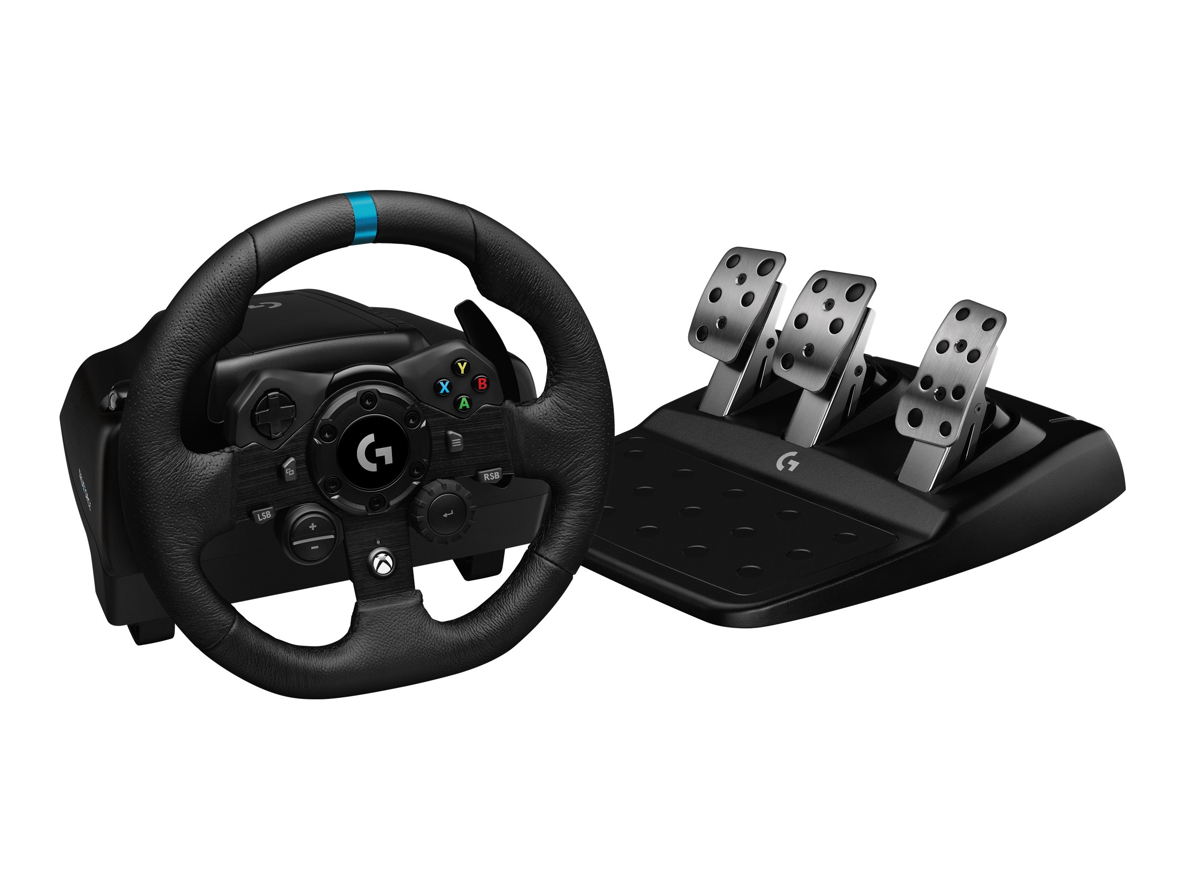 LOGITECH G923 Wheel and pedals set wired for PC Microsoft Xbox One LOGITECH G923 Wheel and pedals set wired for PC Microsoft Xbox One