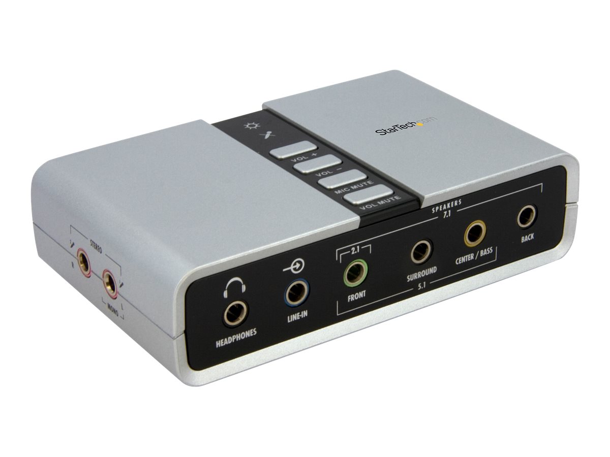 StarTech.com 7.1 USB Audio Adapter SPDIF