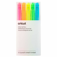 cricutâ¢ Glitzer-Gelstifte fÃ¼r Schneideplotter farbsortiert, 5 St.