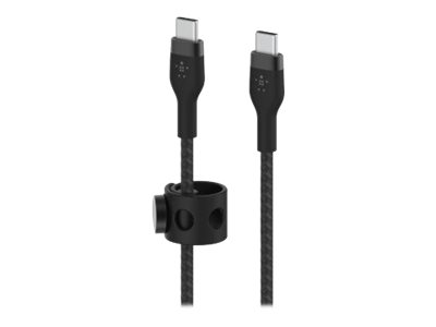 Belkin PRO Flex USBCUSBC Kabel, bis 60W, 3m, schwarz