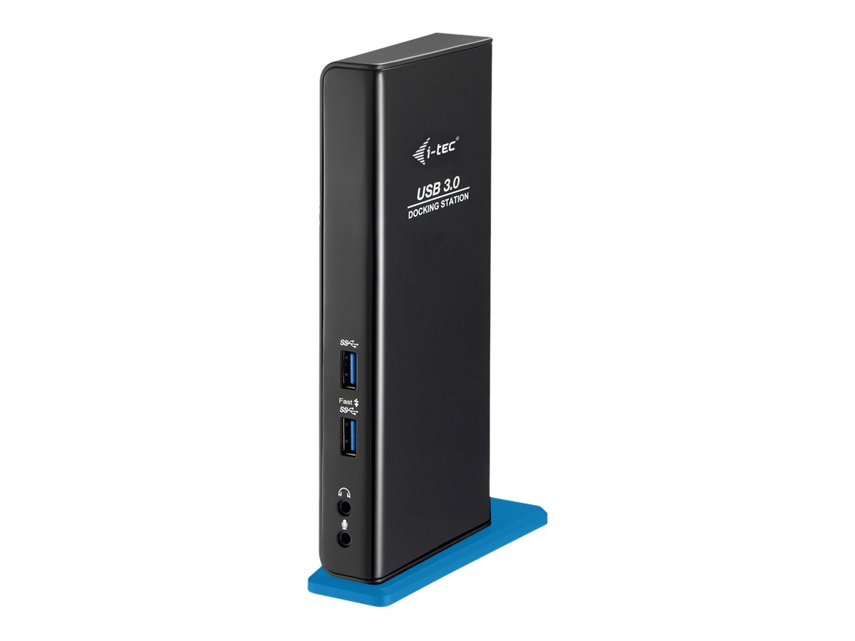 I-TEC USB 3.0/USB-C Dual HDMI Docking Station 2x HDMI 1x GLAN 2x USB 3.0 4x USB 2.0 1x Audio 1x Mic USB 3.0 Kabel mit USB-C adapter