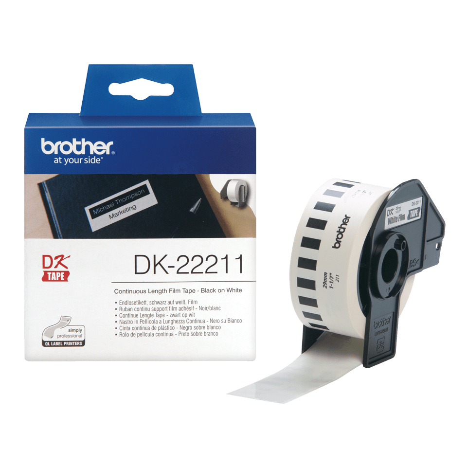 DK22211 BROTHER QL550 Etikettenrolle