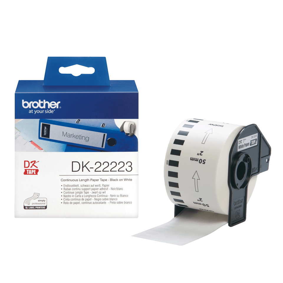 DK22223 BROTHER QL550 Etikettenrolle