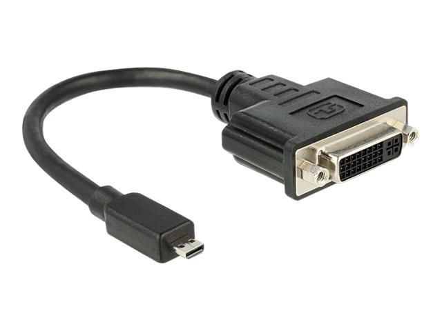Delock Adapter HDMI Micro-D Stecker > DVI 24+5 Buchse 20cm Delock Adapter HDMI Micro-D Stecker > DVI 24+5 Buchse 20cm