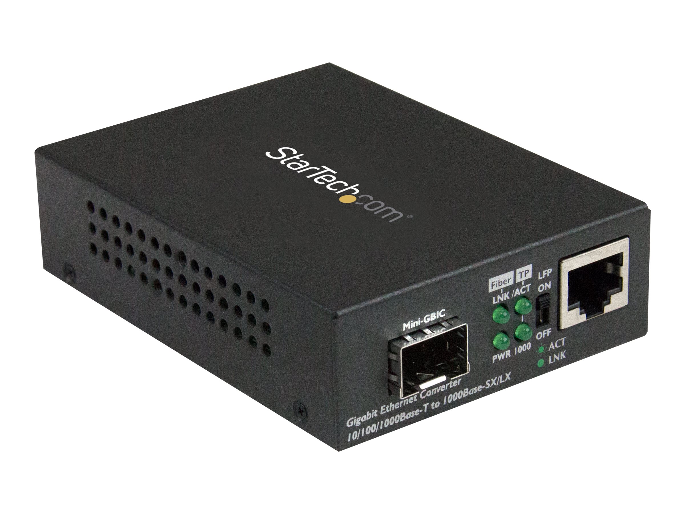 STARTECH.COM Unmanaged Gigabit Fiber Media Converter - Open SFP low cost