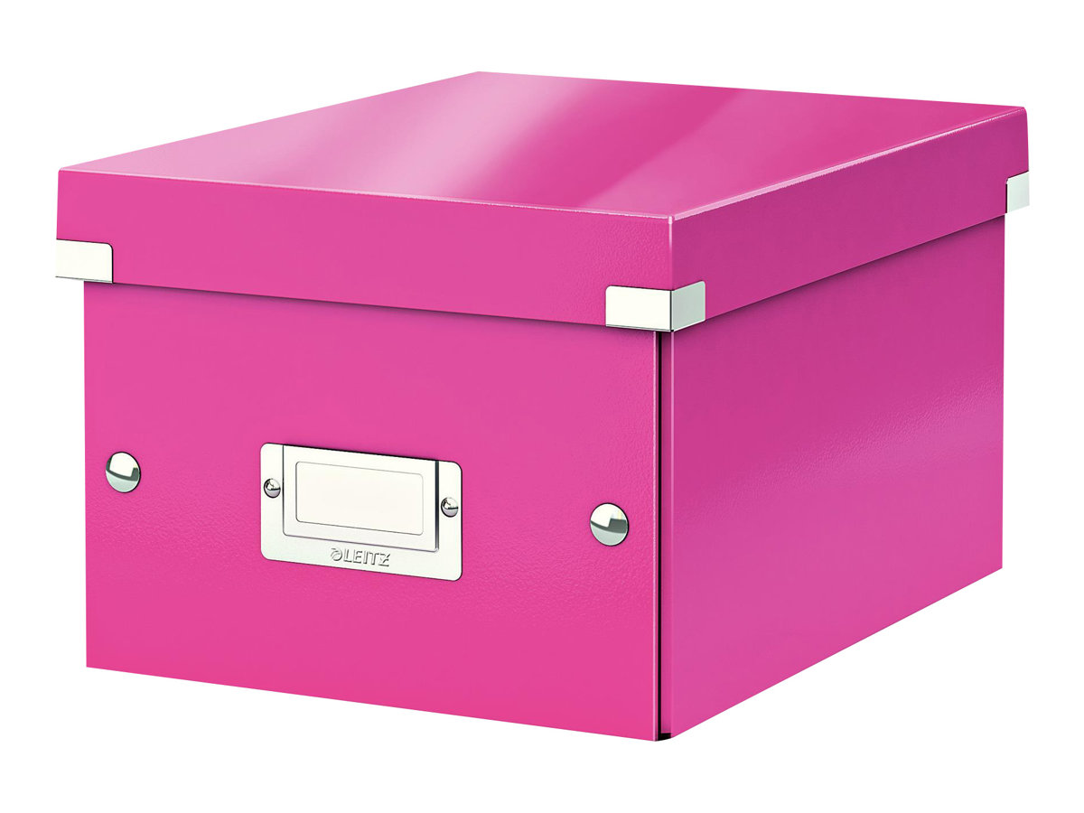 LEITZ Click & Store Aufbewahrungsbox 7,4 l pink 21,6 x 28,2 x 16,0 cm LEITZ Click & Store Aufbewahrungsbox 7,4 l pink 21,6 x 28,2 x 16,0 cm