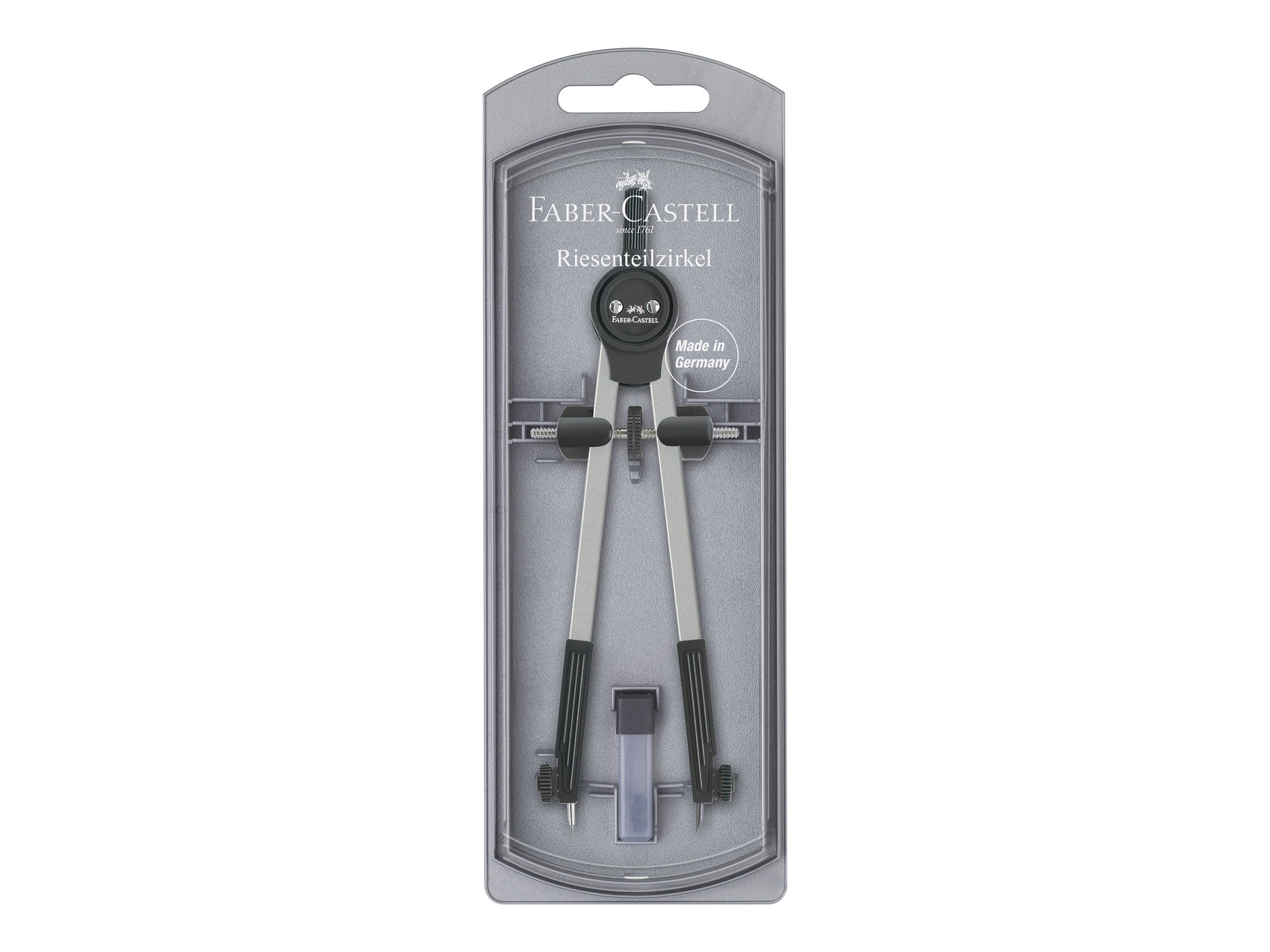 FABERCASTELL Zirkel silber, 1 St