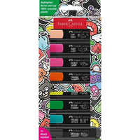 FABER-CASTELL Graffiti Textmarker farbsortiert, 8 St. FABER-CASTELL Graffiti Textmarker farbsortiert, 8 St.