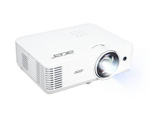 1920x1080 Acer H6518STi 169 DLP 3500Lumen USB VGA CompositeVideo Speaker 3D Full HD White