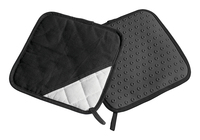 LURCH Topflappen schwarz, 2 St