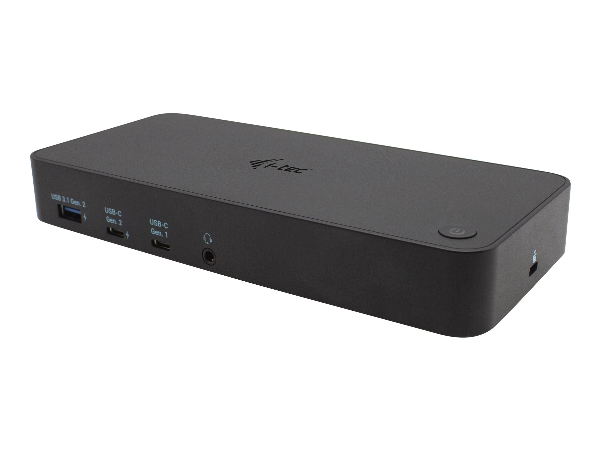 I-TEC USB 3.0/USB-C/Thunderbolt 3x 4K Docking Station 3xHDMI 2xDP GLAN 2xUSB-C 2xUSB 3.0 3.5mm Combo Audio/Mic PD 100W I-TEC USB 3.0/USB-C/Thunderbolt 3x 4K Docking Station 3xHDMI 2xDP GLAN 2xUSB-C 2xUSB 3.0 3.5mm Combo Audio/Mic PD 100W