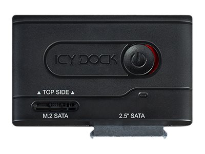 Adapter IcyDock 1x M.2 SATA or 2.5 SATA SSD to USB 3.2 Gen1