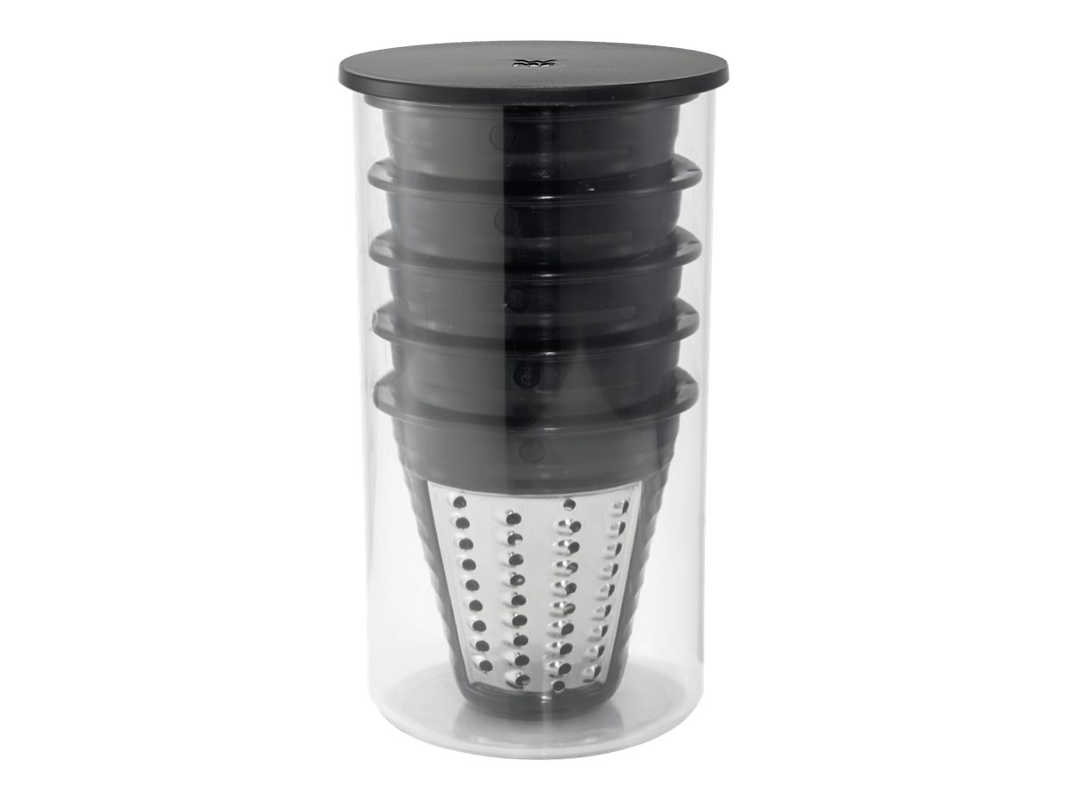 WMF KueCHENminis Salat-to-go elektrische Reibe silber/schwarz 150 W WMF KueCHENminis Salat-to-go elektrische Reibe silber/schwarz 150 W