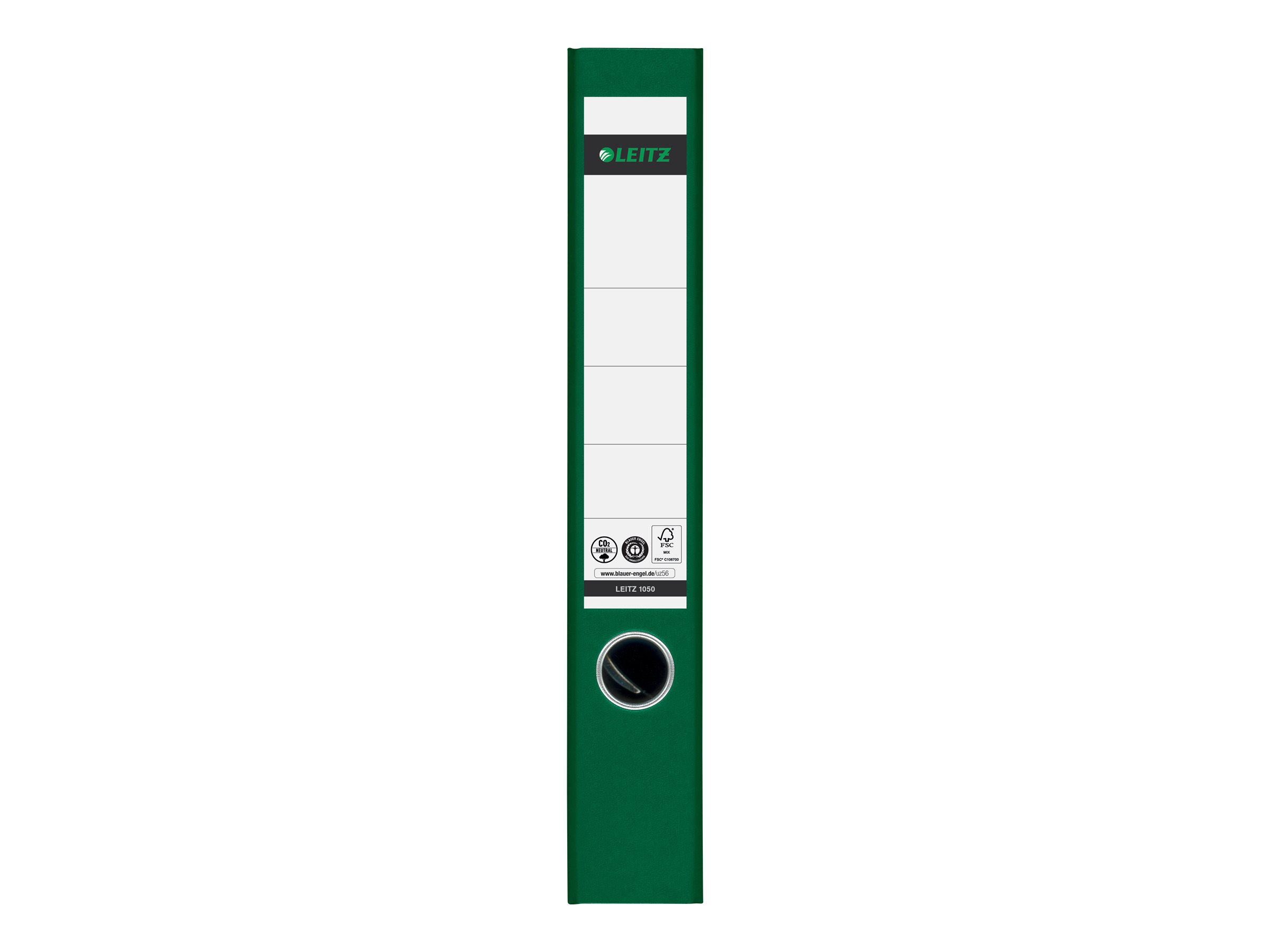 LEITZ 1050 Ordner gruen marmoriert Karton 5,2 cm DIN A4