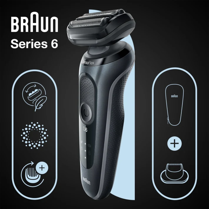 BRAUN Herrenrasierer SERIES 6 61N1200S