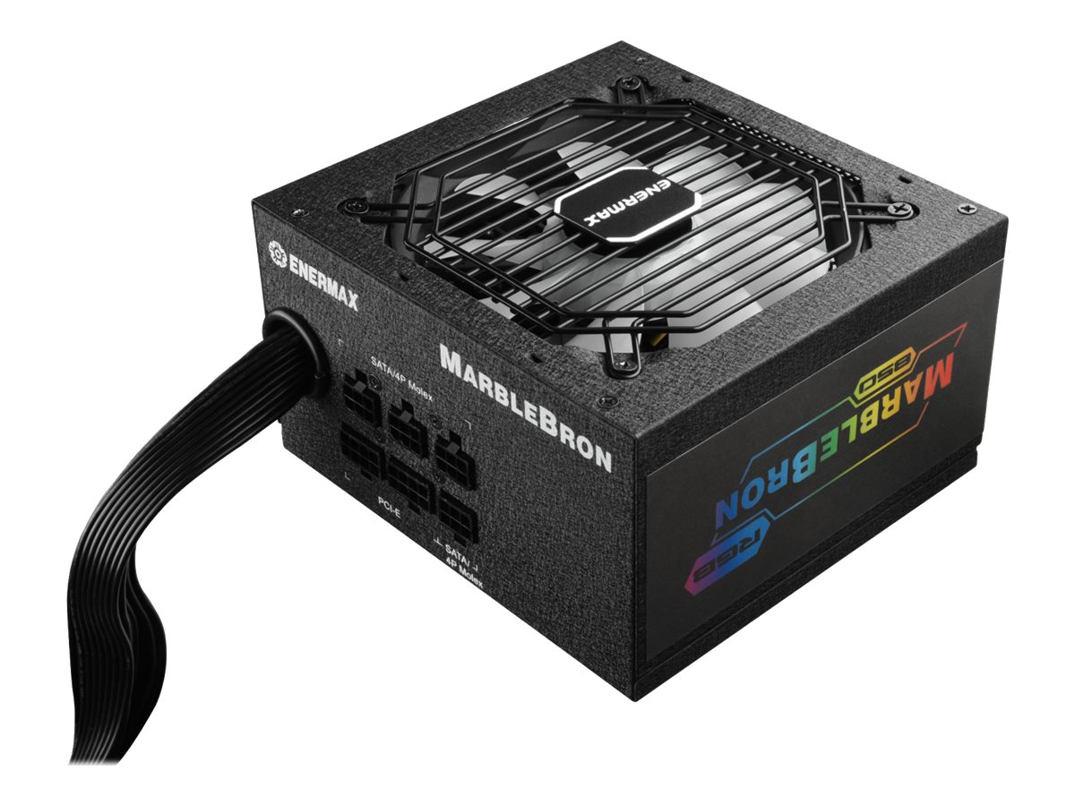 ENERMAX MARBLEBRON 850W RGB PC Netzteil semi-modular 80Plus Bronze Single Rail +12V ErPLot6