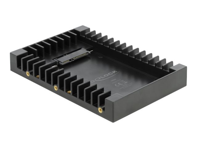 Delock 3.5" Einbaurahmen fuer 2.5" SATA Laufwerk schwarz Delock 3.5" Einbaurahmen fuer 2.5" SATA Laufwerk schwarz