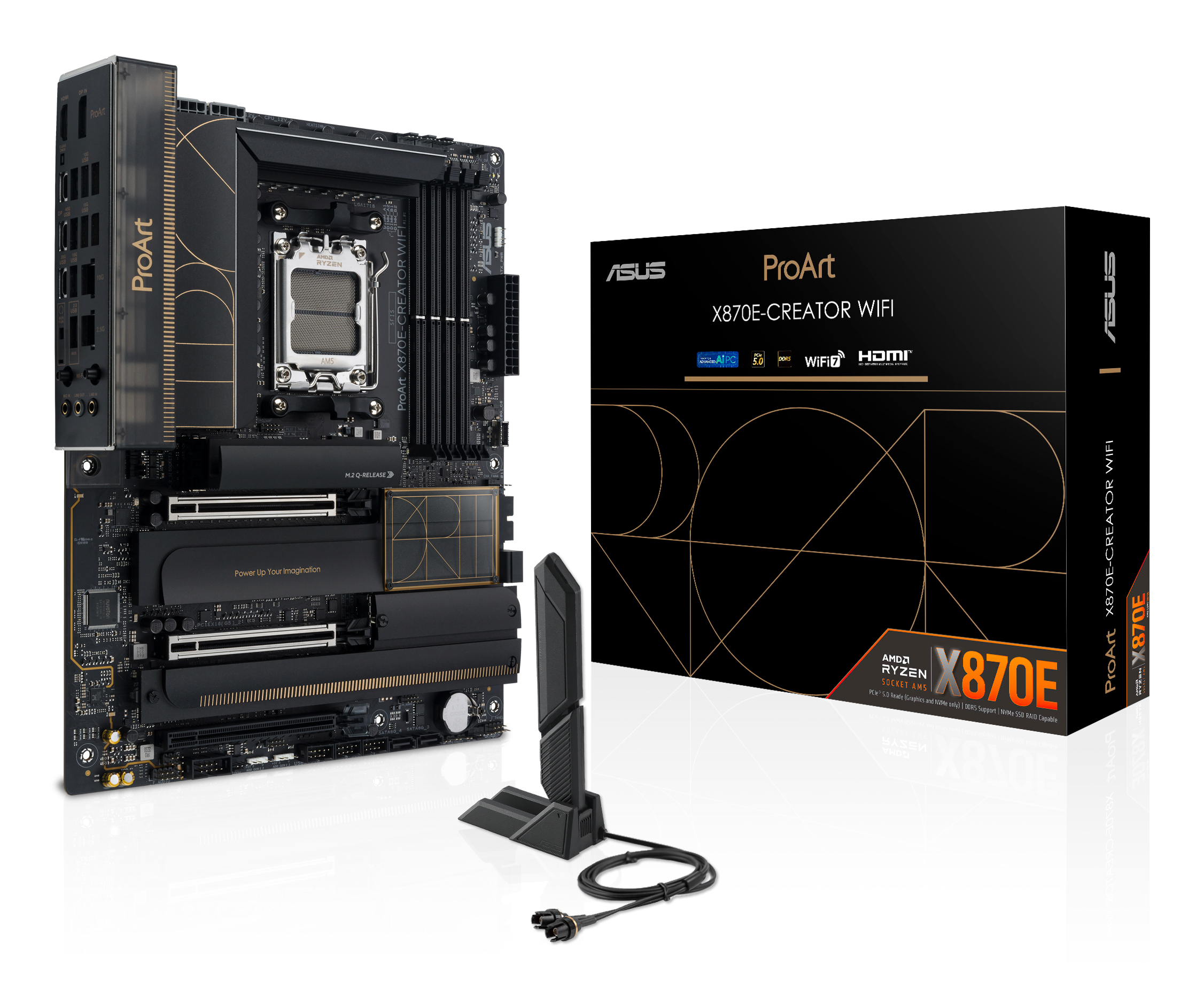 ASUS ProArt X870E-CREATOR WIFI ATX Socket AM5 Wi-Fi 7