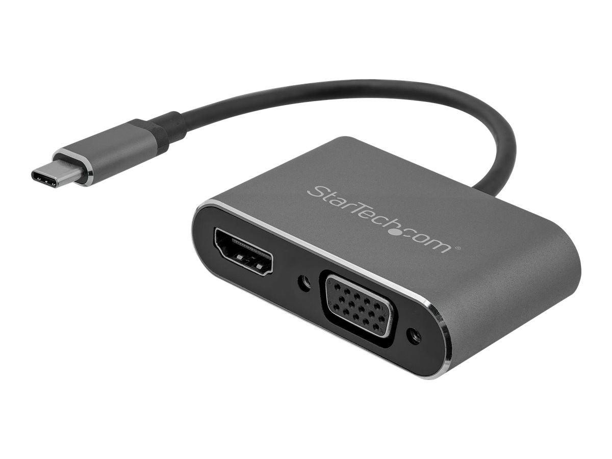 Adap StarTech USB-C to VGA / HDMI Adapter grey M/F