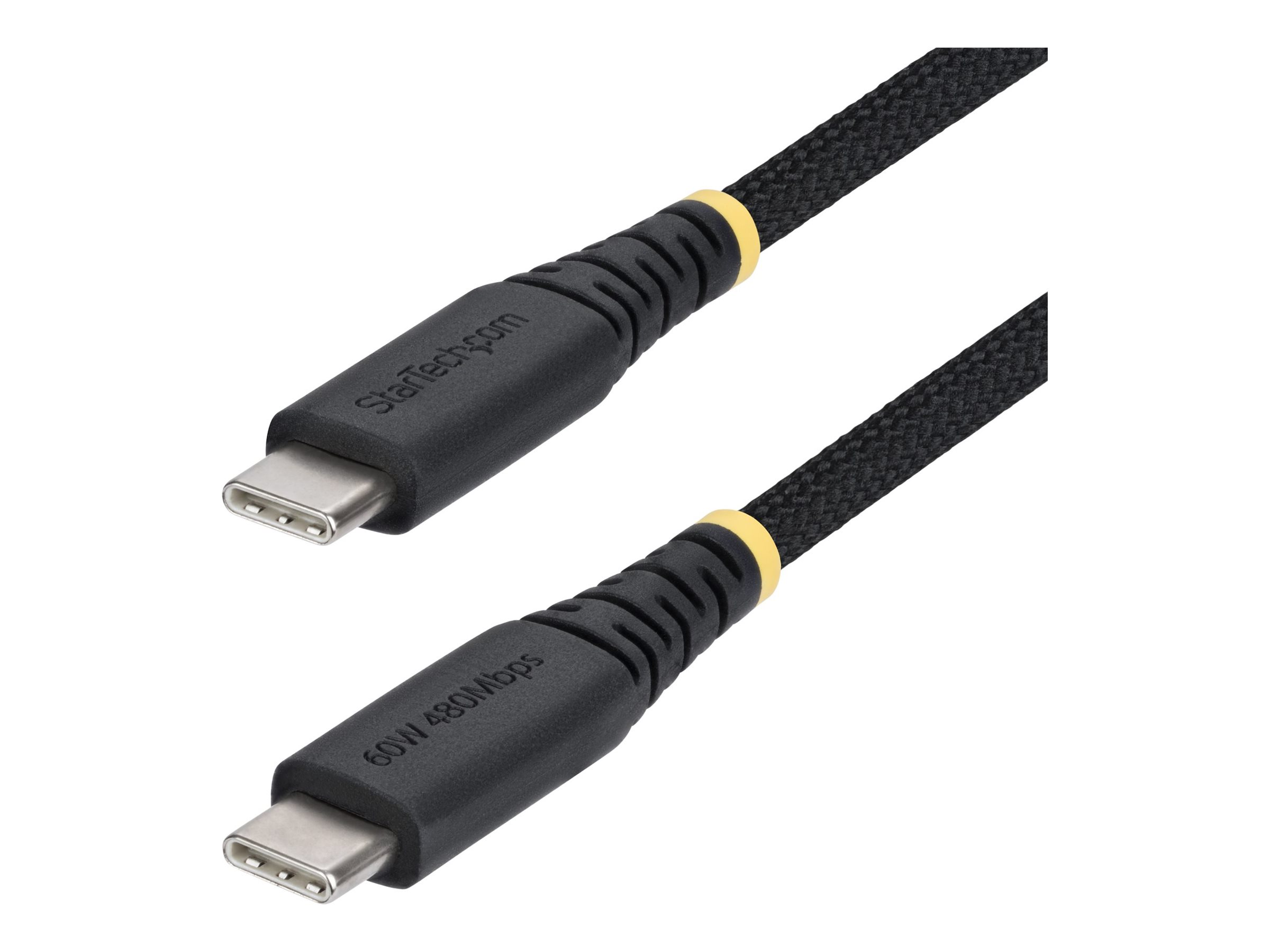 StarTech.com USB-C Ladekabel 30cm 60W Geflochten