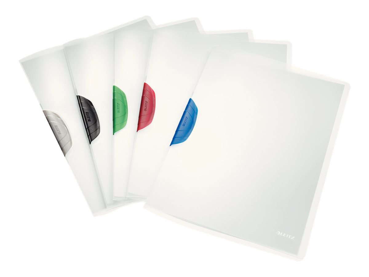 6 LEITZ Klemmhefter ColorClip 4175 transparent 6 LEITZ Klemmhefter ColorClip 4175 transparent