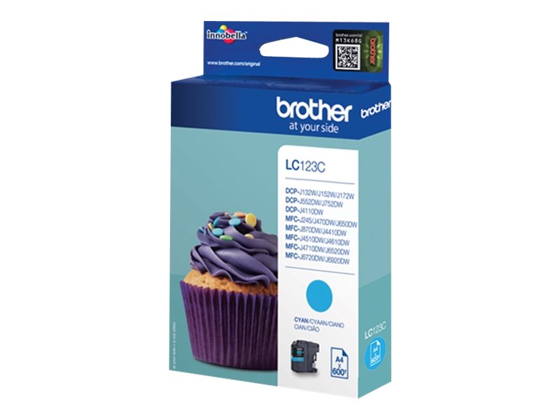 Brother LC123C - Hohe Ergiebigkeit - Cyan - Original - Tintenpatrone