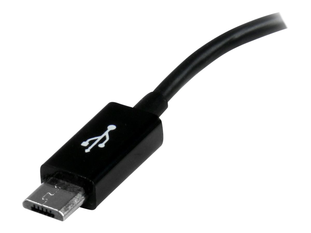 STARTECH.COM 5in Micro USB to USB OTG Host Adapter M/F