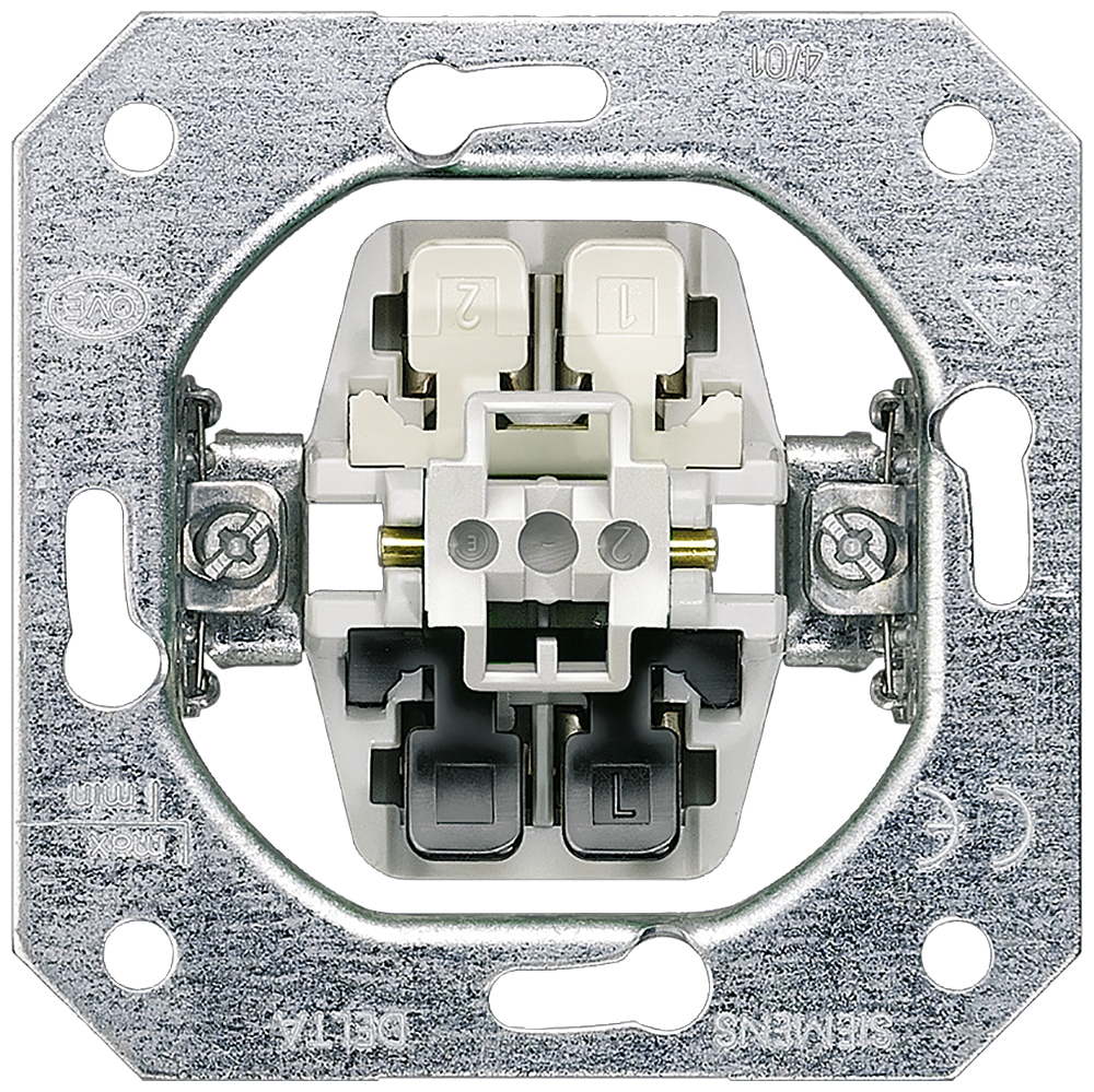 Siemens Tastergeräteeinsatz 5TD2123 Taster 1W Siemens Tastergeräteeinsatz 5TD2123 Taster 1W