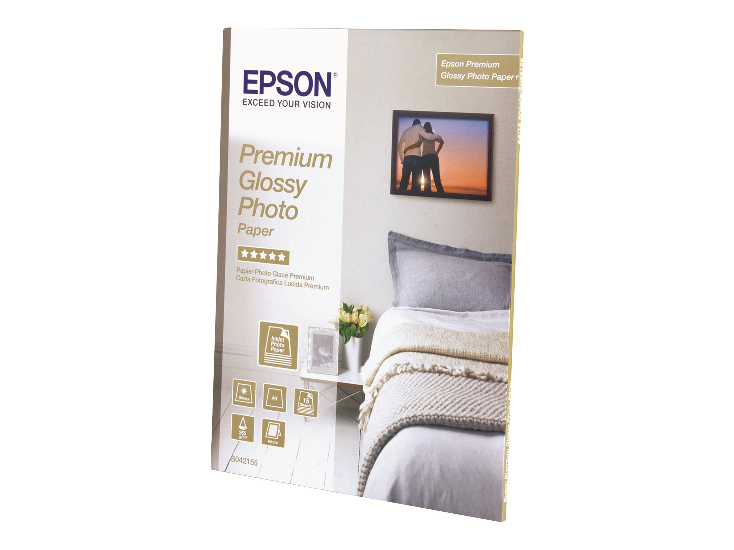 EPSON Fotopapier S042153 10,0 x 15,0 cm hochglÃ¤nzend 255 g/qm 40 Blatt