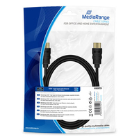 MediaRange HDMI A Kabel 2,0 m schwarz, 1 St. MediaRange HDMI A Kabel 2,0 m schwarz, 1 St.
