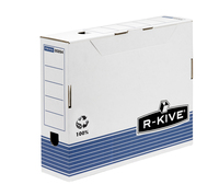 10 Bankers Box Archivboxen Bankers Box weiÃ/blau 8,0 x 26,5 x 32,7 cm