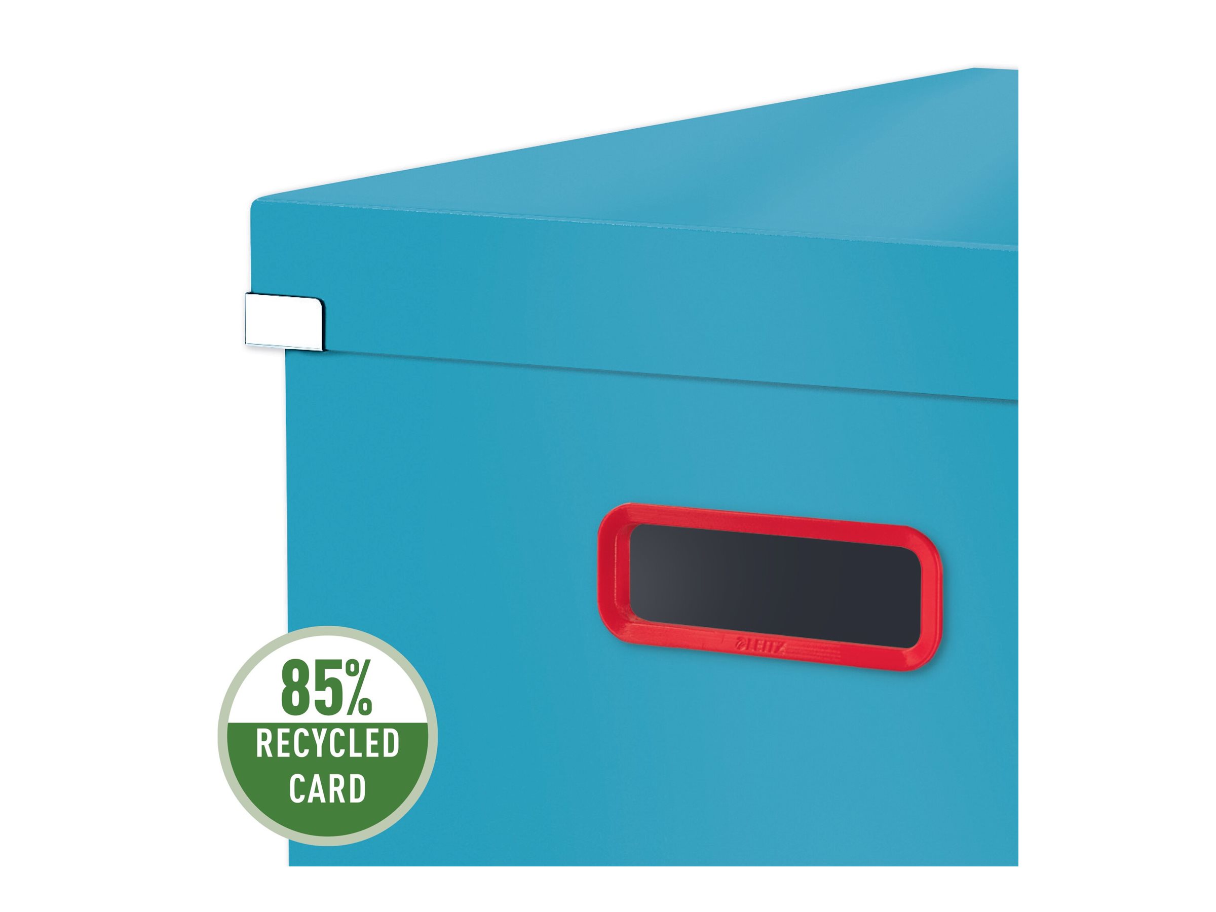 LEITZ Click & Store Cosy Aufbewahrungsbox 18,5 l blau 28,1 x 37,0 x 20,0 cm LEITZ Click & Store Cosy Aufbewahrungsbox 18,5 l blau 28,1 x 37,0 x 20,0 cm