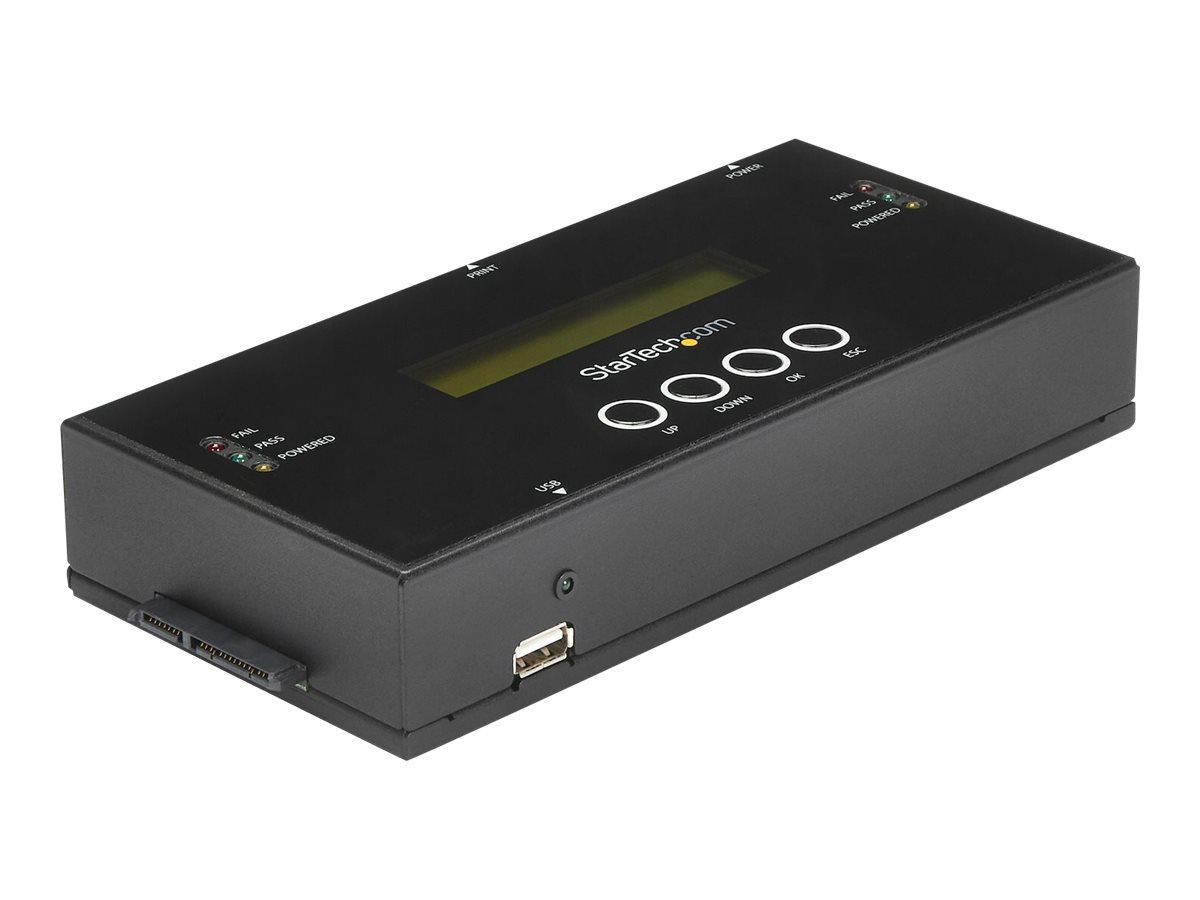 STARTECH.COM 1:1 Standalone Festplatten Duplizierer und Löscher für 2,5 / 3,5 Zoll SATA und SAS Laufwerke
