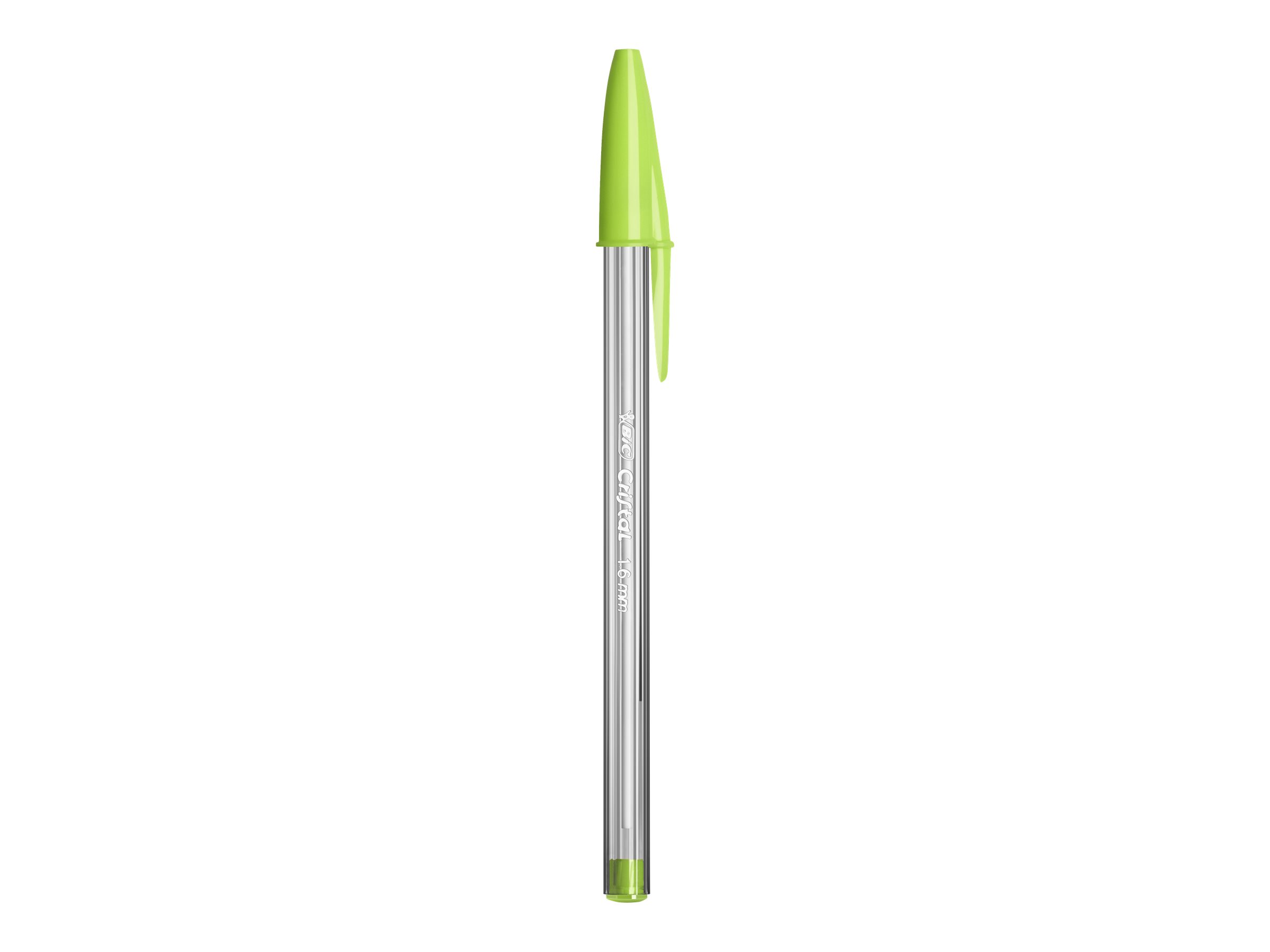BIC Kugelschreiber CRISTAL MULTICO transparent, Schreibfarbe: farbsortiert, 10 St.